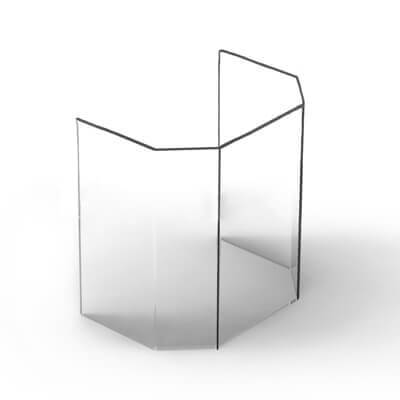 Écran de remplacement intérieur (SSL) pour MST-TR05 — Écran arrière en forme de « C »