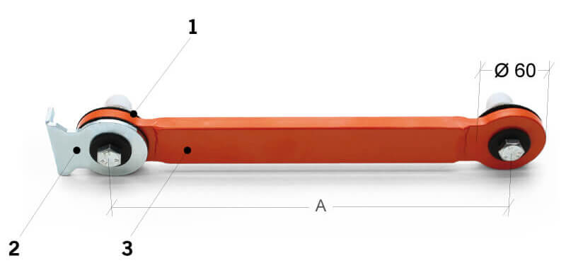 Données techniques du MST-BA01 - Protecteur pour mandrin de tour