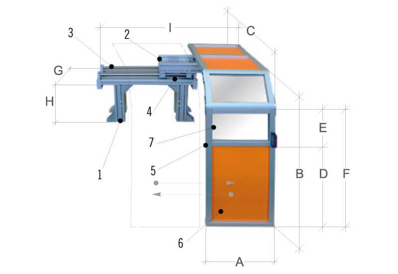 MST-TO21 Technical Data - Large Lathe Sliding Safety Guards