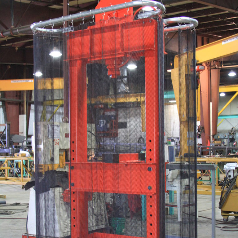 Hydraulic Press Mesh Curtain Ejection Curtain Kit